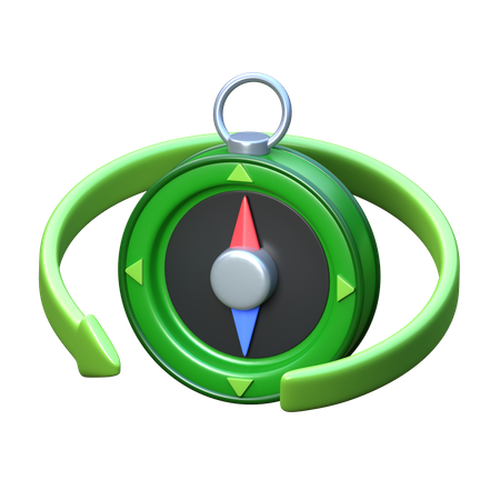 Bússola  3D Icon