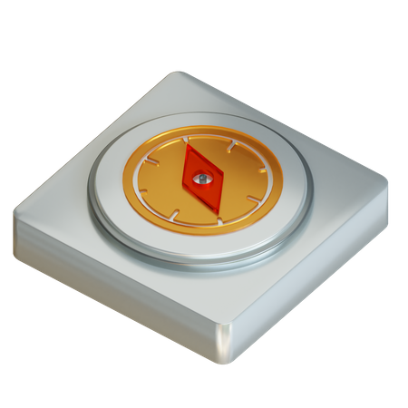 Bússola  3D Icon