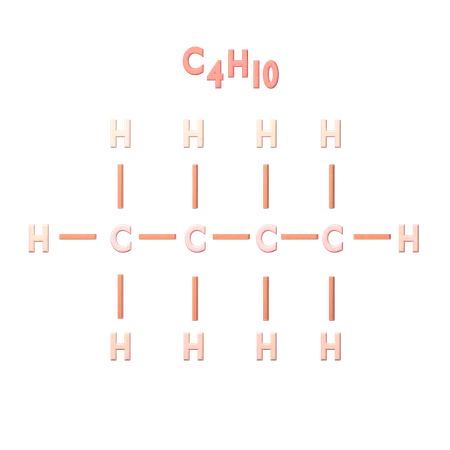 Butane  3D Icon