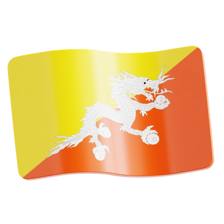Butão  3D Icon