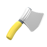 butcher knife 3d illustration