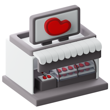 Butcher Shop  3D Icon