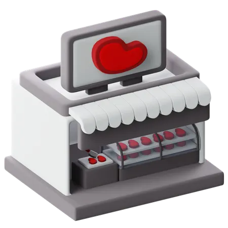 Butcher Shop  3D Icon