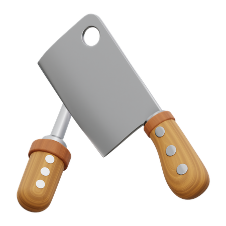 Butcher Tools  3D Icon