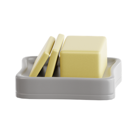 Butter  3D Icon