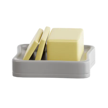 Butter  3D Icon