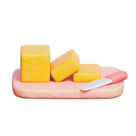 Butter  3D Icon