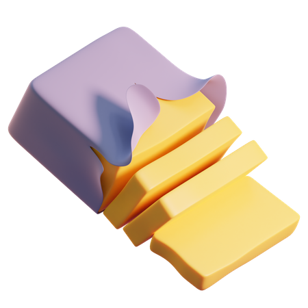 Butter  3D Icon