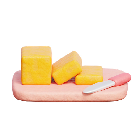Butter  3D Icon