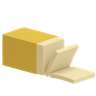 3d bread and butter emoji