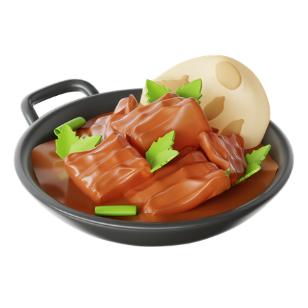 버터 치킨  3D Icon