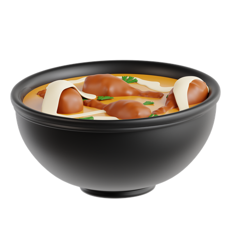 버터 치킨  3D Icon