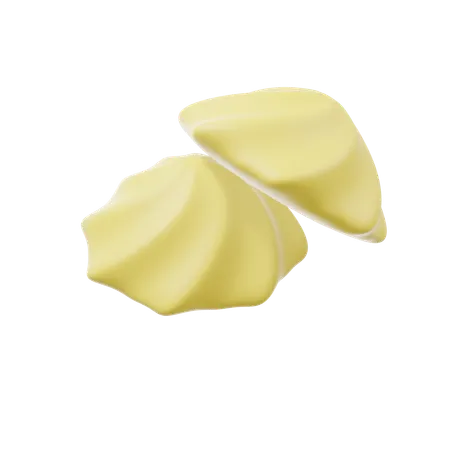 バタークッキー  3D Icon