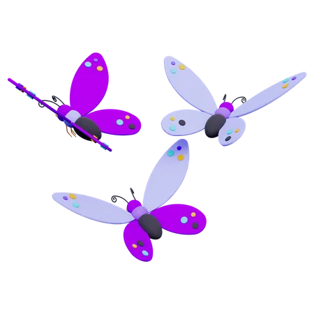 Butterflies  3D Icon