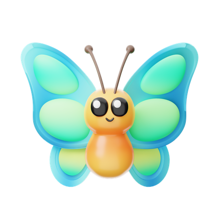Butterfly  3D Icon