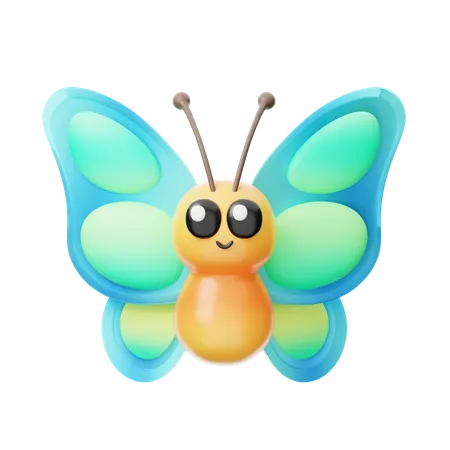 Butterfly  3D Icon