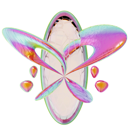 Butterfly  3D Icon