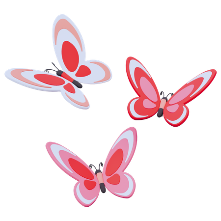 Butterfly  3D Icon