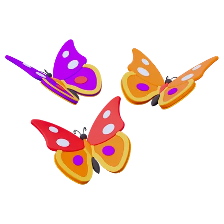 Butterfly  3D Icon