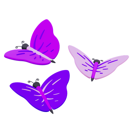 Butterfly  3D Icon