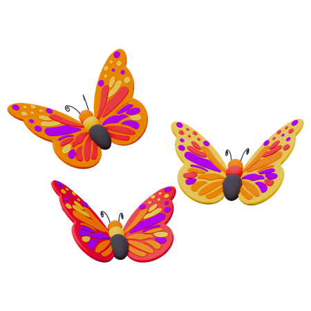 Butterfly  3D Icon