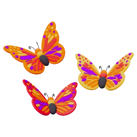 Butterfly  3D Icon