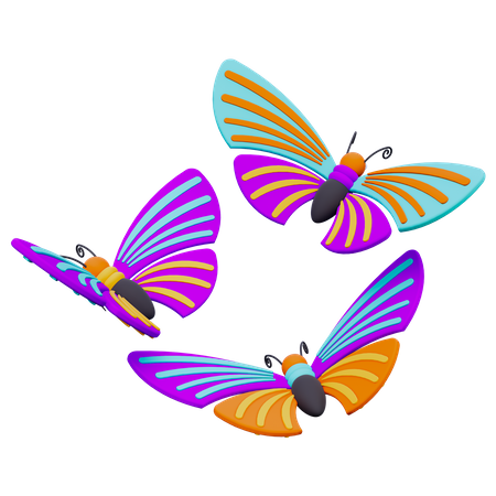 Butterfly  3D Icon