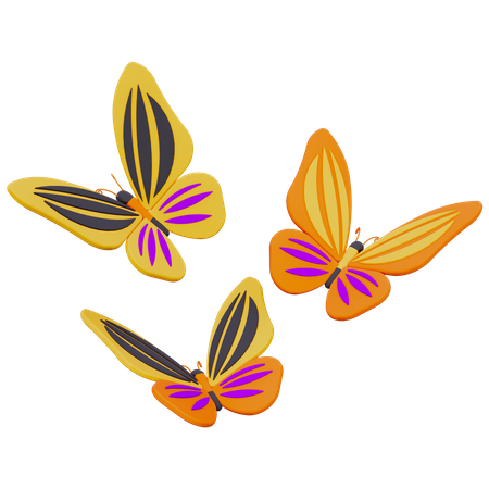 Butterfly  3D Icon