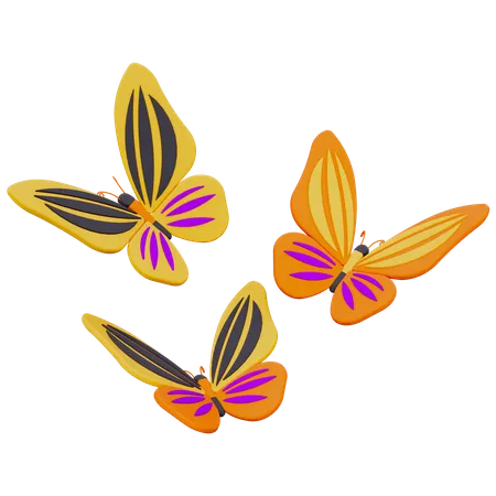 Butterfly  3D Icon