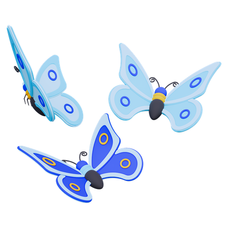 Butterfly  3D Icon