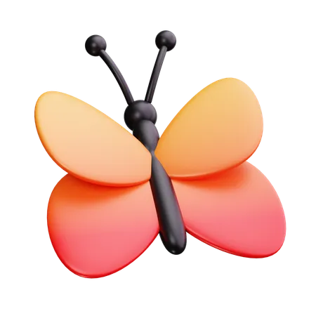 Butterfly  3D Icon