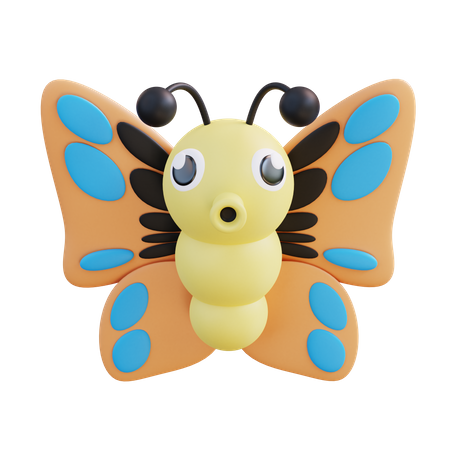 Butterfly  3D Icon