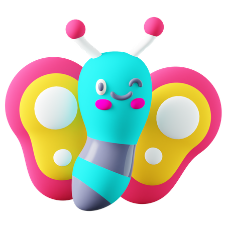 Butterfly  3D Icon