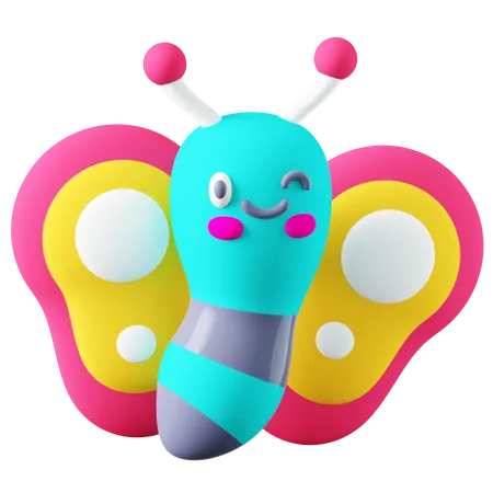 Butterfly  3D Icon