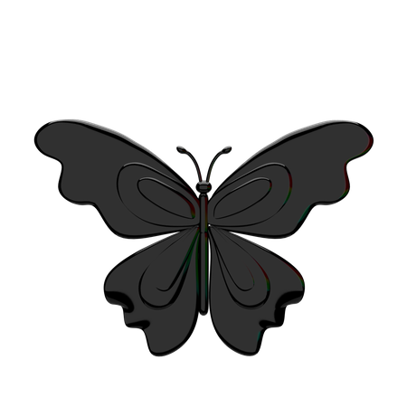 Butterfly  3D Icon