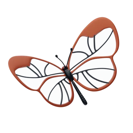 Butterfly  3D Icon