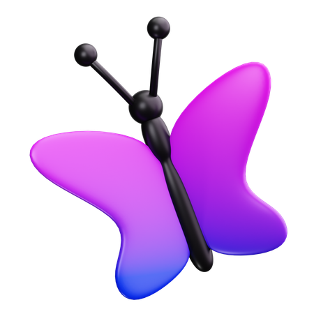 Butterfly  3D Icon