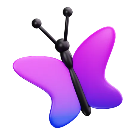 Butterfly  3D Icon