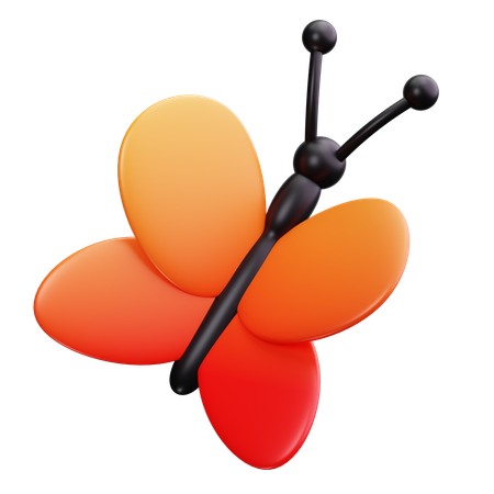 Butterfly  3D Icon