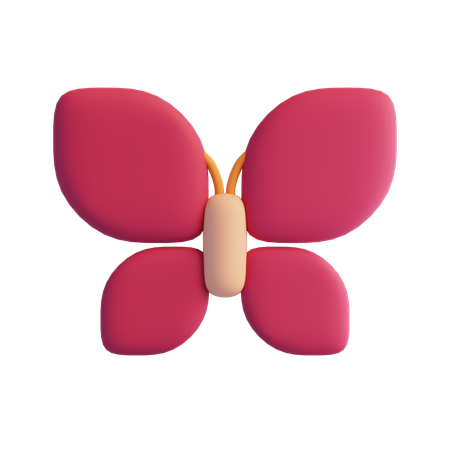 Butterfly  3D Icon