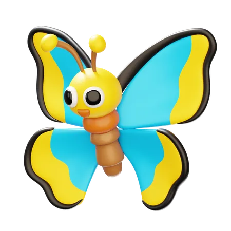 Butterfly  3D Icon