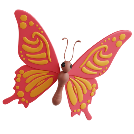 Butterfly  3D Icon