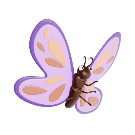 Butterfly  3D Icon