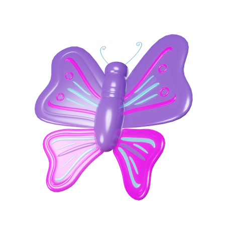 Butterfly  3D Icon