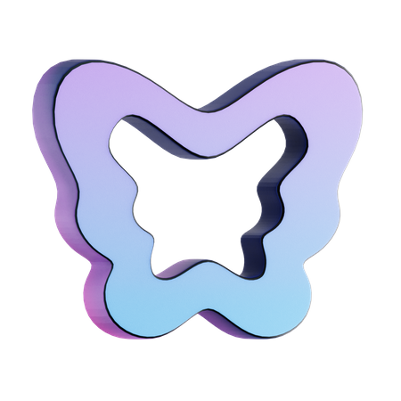 Butterfly  3D Icon