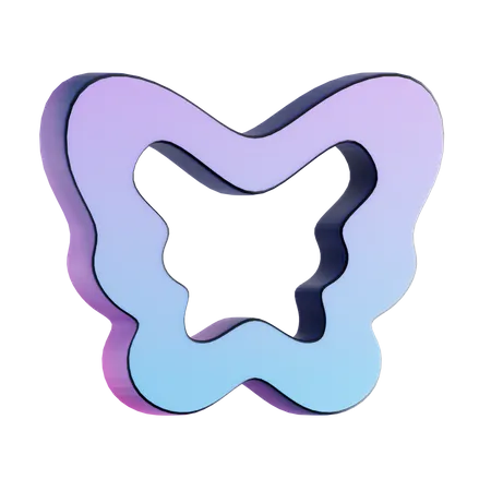 Butterfly  3D Icon