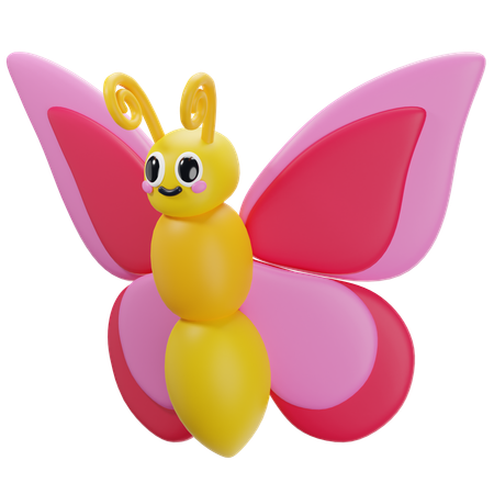 Butterfly  3D Icon