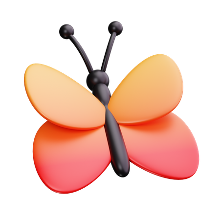 Butterfly  3D Icon