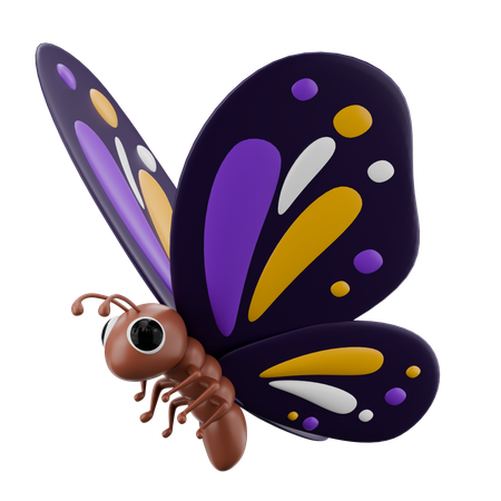 Butterfly  3D Icon