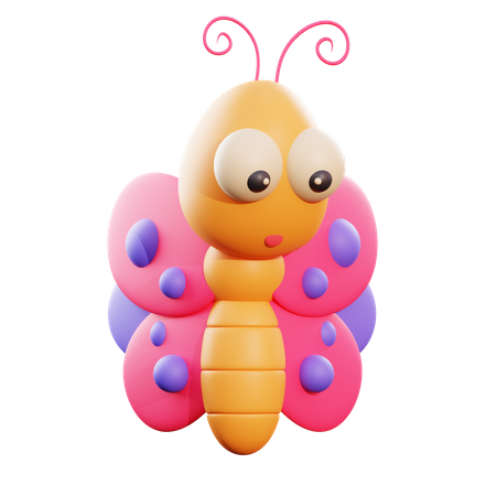 Butterfly  3D Icon